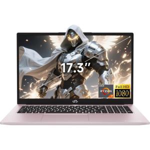 imageNIMO 2025 GamingLaptop 173 FHDLaptops with AMD Ryzen 7 7735HS Up to 475GHz Beats i712650H 16GB DDR5 1TB SSD Computer with Backlit KB 100W TypeC Radeon 680M FingerprintRose Gold