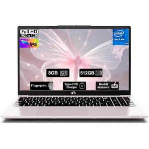 imageNIMO156 StudentLaptop 13th Gen Intel N15016GB RAM 256GB SSDBeat to i31115G4 Up to 36GHz Backlit Keyboard Fingerprint FHD Computer WiFi 6 BT52 65W TypeCPeach Gold