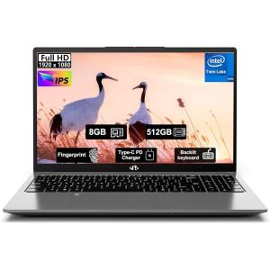 imageNIMO156 StudentLaptop 13th Gen Intel N15016GB RAM 256GB SSDBeat to i31115G4 Up to 36GHz Backlit Keyboard Fingerprint FHD Computer WiFi 6 BT52 65W TypeCCloud Gray