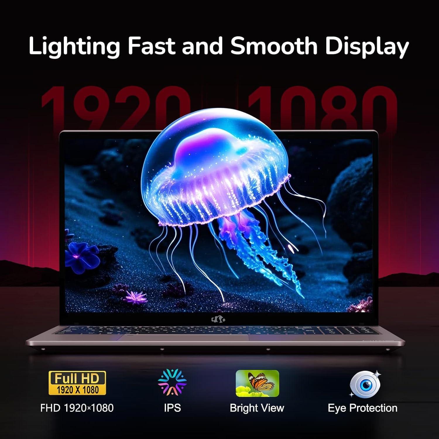 imageNIMO 156 IPS FHDGamingLaptop 8 Cores AMD Ryzen 7 6800H 32GB DDR5 RAM 1TB SSD Beat i712700H Up to 47GHz AMD Radeon 680M GPUComputer with 100W TypeC Backlit Keyboard Fingerprint