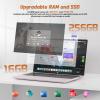 imageNIMO 156 FHD Business Laptop Computer QuadCore ProcessorBeats i31115G4 Laptop 16GB RAM 256GB SSD with Backlit Keyboard Fingerprint 65W PD Fast Charging Student Laptop for College SchoolRose Gold