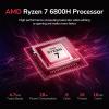 imageNIMO 156 IPS FHDGamingLaptop 8 Cores AMD Ryzen 7 6800H 16GB DDR5 RAM 512GB SSD Beat i712700H Up to 47GHz AMD Radeon 680M GPUComputer with 100W TypeC Backlit Keyboard 180Viewing