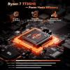 imageNIMO 173 FHD Gaming Laptop  AMD Ryzen 7 7735HS 8Core16Thread Radeon 680M Graphics 32GB DDR5 1TB NVMe SSD Light Gaming amp Esports Ready Backlit Keyboard Fingerprint Unlock 100W PD TypeCBlack
