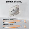 imageNIMO 173 FHD IPS StudentLaptopComputer  16GB RAM 256GB SSD Pentium 4 Cores N100Beat i31115G4 Up to 34GHz 65W TypeC 2 Years Warranty Fingerprint Backlit Keyboard WiFi 6 BT52Gray