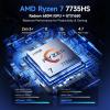 imageNIMO 2026 Laptop 156 FHD  AMD Ryzen 7 7735HS 8C16T Radeon 680M 16GB DDR5 1TB NVMe SSD Backlit Keyboard Fingerprint Unlock 100W USBC PD  Ideal for Students Professionals CreatorsBlue