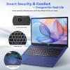 imageNIMO 2026 Laptop 8 Cores AMD R7 7735HS 32GB DDR5 RAM 1TB SSD Up to 475GHz Beat i712650H Gaming Laptop with Radeon 680M GPU 173 IPS FHD Large Screen 180 Open Angle Webcam TypeC WiFi 6EBlue