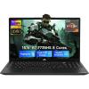 imageNIMO 156 IPS FHD Gaming Laptop AMD Ryzen 7 7735HS 16GB DDR5 RAM 1TB SSD Beats i712650H Up to 475GHz Computer Radeon 680M 100W TypeC Backlit Keyboard Webcam for Professionals amp StudentsBlack