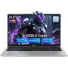 imageNIMO 173 IPS FHD Laptop Intel 6 Cores i31215U Up to 44GHz Beat Ryzen 5 7520U 16GB RAM 1TB SSD Computer with 180 Viewing 65W Type C Backlit KB Fingerprint WiFi 6 for School and BusinessSilver