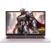 imageNIMO 173 LightGamingLaptop 8 Cores AMD R7 7735HS up to 475GHz Beat i7 12650H 16GB DDR5 RAM 512GB SSD Radeon 680M IPS FHD Computer with 100W TypeC 180 Viewing WiFi 6E for Business SchoolRose Gold