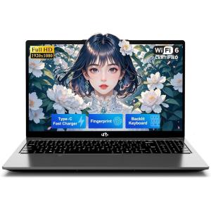 imageNIMO 156 FHD Business Laptop Computer QuadCore ProcessorBeats i31115G4 Laptop 16GB RAM 256GB SSD with Backlit Keyboard Fingerprint 65W PD Fast Charging Student Laptop for College SchoolGray