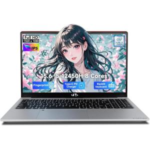 imageNIMO 156 FHD lPSBusinessLaptop 8 Cores i512450H 16GB RAM 512GB SSD Beat i711800H Up to 44 GHz 100W TypeC Fingerprint Backlit Keyboard WiFi6 for Home and StudentRed