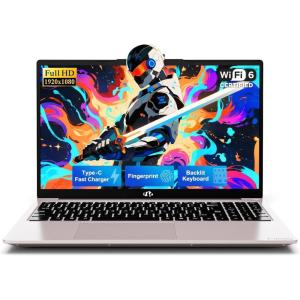 imageNIMO 156 Inch FHD Student Laptop Intel 4Core Beat i310110U up to 36GHz 8GB RAM 256GB SSD 65W TypeC Backlit Keyboard Fingerprint WiFi 6amp Bluetooth 53 for Efficient Study Home OfficeRose Gold