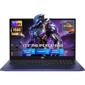 imageNIMO 173 IPSGamingLaptop AMD Ryzen 7 8745HS Up to 49GHz Beat R9 7940HS Radeon 16GB RAM 512GB SSD 780MGraphics Backlit Keyboard Fingerprint for Professionals amp Students Office 2Yr WarrantyBlue
