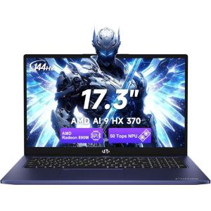 imageNIMO 173 Copilot AI Laptop AMD Ryzen AI 9 HX 370 Up to 51GHz 32GB RAM 1TB SSD Radeon 890M 144Hz FHD Display 100W Fast Charge USB 40 Fingerprint Win 11 Gaming amp BusinessBlue
