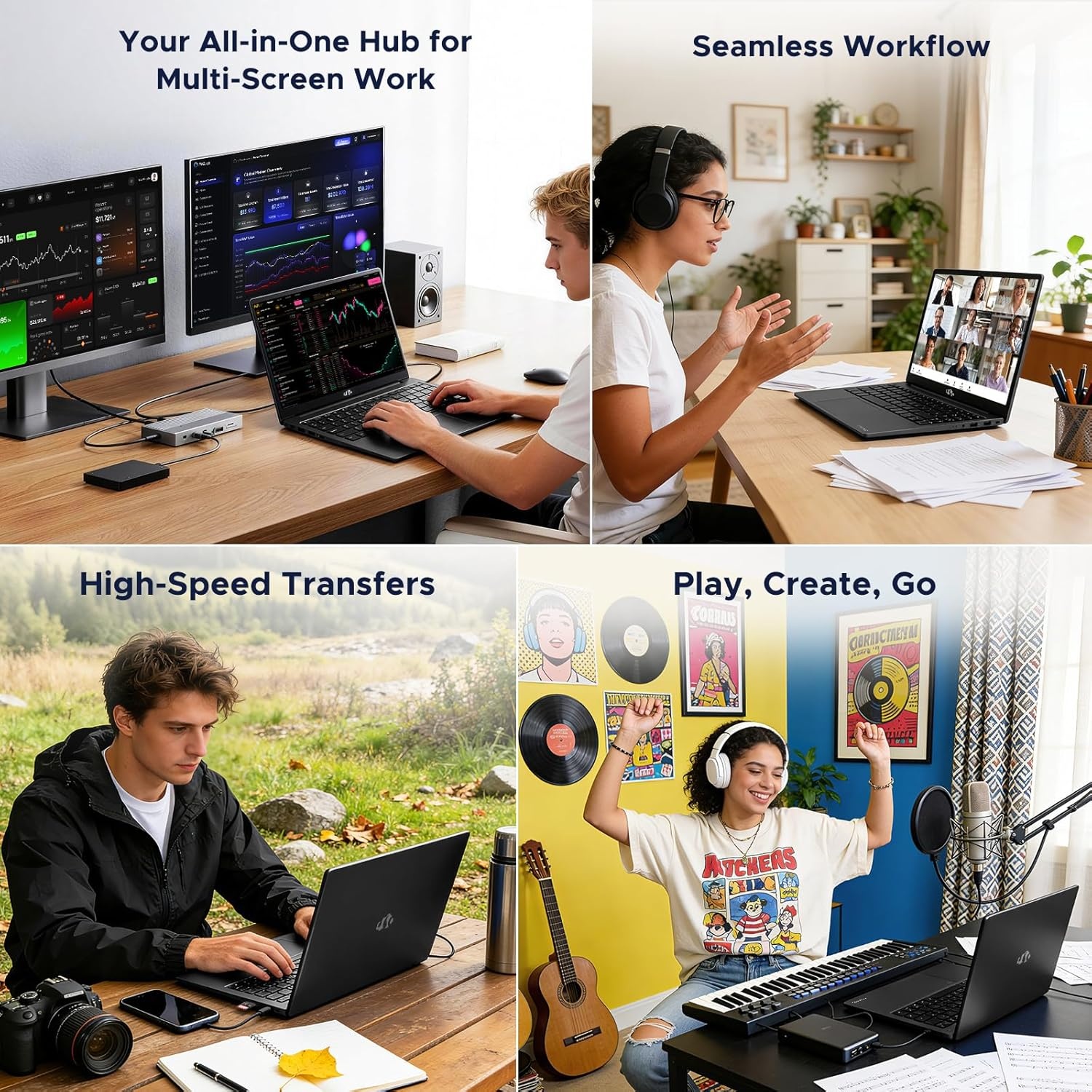image:imageNIMO 156 FHD lPSBusinessLaptop i512450H 8 Cores 8GB RAM 256GB SSD Beat i711800H Up to 44 GHz Student Computer with 100W TypeC Fingerprint Backlit Keyboard WiFi6 NumpadBlack