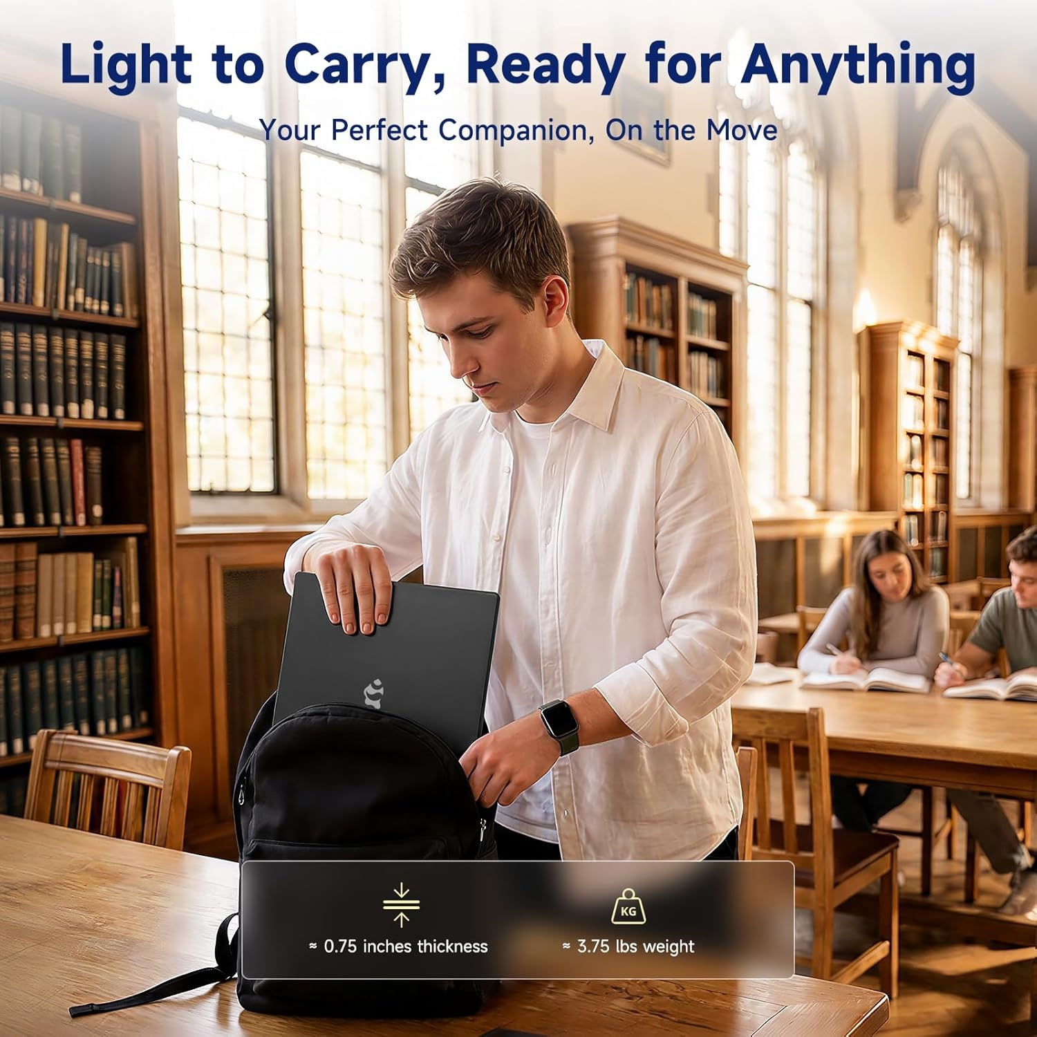 image:imageNIMO 156 Inch FHD Student Laptop 16GB RAM 256GB SSD Intel 4Core Beat i310110U Up to 36GHz 65W TypeC Backlit Keyboard Fingerprint WiFi 6amp Bluetooth 53 for Efficient Business Home OfficeGray