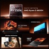 image:imageNIMO 156 AMD Gaming Laptop Ryzen 5 6600H Radeon 660M GraphicsBeat i71165G732GB DDR5 RAM 1TB SSD Backlit Keyboard Fingerprint Readeramp Privacy Webcam for Secure Business Office 2Year WarrantyGray