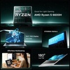 image:imageNIMO 156 AMD Gaming Laptop Ryzen 5 6600H Radeon 660M GraphicsBeat i71165G732GB DDR5 RAM 1TB SSD Backlit Keyboard Fingerprint Readeramp Privacy Webcam for Secure Business Office 2Year WarrantySilver