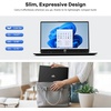 image:imageNIMO 156 FHD lPSBusinessLaptop i512450H 8 Cores 8GB RAM 256GB SSD Beat i711800H Up to 44 GHz Student Computer with 100W TypeC Fingerprint Backlit Keyboard WiFi6 NumpadBlack