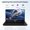 image:imageNIMO 156 FHD lPSBusinessLaptop i512450H 8 Cores 8GB RAM 256GB SSD Beat i711800H Up to 44 GHz Student Computer with 100W TypeC Fingerprint Backlit Keyboard WiFi6 NumpadBlack