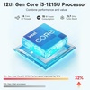 image:imageNIMO 156 Laptop Intel 6 Cores I31215U 32GB RAM 1TB SSD Up to 44GHz Beat R5 7520U 65W Fast PD 180 Viewing WiFi 6 Backlit Keyboard Computer for Business Work Creator Student Study and HomeSilver