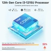 image:imageNIMO 156 Laptop Intel 6 Cores I31215U 32GB RAM 1TB SSD Up to 44GHz Beat R5 7520U 65W Fast PD 180 Viewing WiFi 6 Backlit Keyboard Computer for Business Work Creator Student Study and HomeSilver
