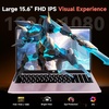 image:imageNIMO Gaming Laptop 156 FHD IPS AntiGlare Screen AMD R7 7735HS Up to 475GHz Beat i712650H Computer with 16GB DDR5 RAM 256GB SSD 180 Viewing Radeon 680M 100W TypeC for Business CollegeRose Gold
