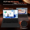 image:imageNIMO Gaming Laptop 173 FHD IPS AntiGlare Screen AMD R7 7735HS Up to 475GHz Beat i712650H Computer with 16GB DDR5 RAM 1TB SSD 180 Viewing Radeon 680M 100W TypeC for Business CollegeBlack