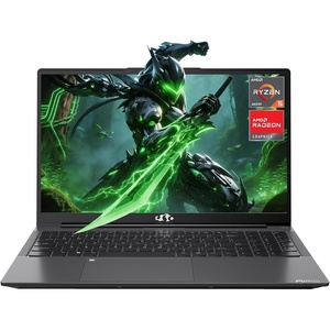 image:imageNIMO 156 AMD Gaming Laptop Ryzen 5 6600H Radeon 660M GraphicsBeat i71165G732GB DDR5 RAM 1TB SSD Backlit Keyboard Fingerprint Readeramp Privacy Webcam for Secure Business Office 2Year WarrantyGray
