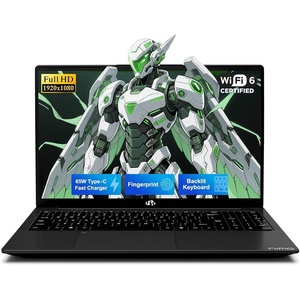 image:imageNIMO 156 Inch FHD Student Laptop 16GB RAM 256GB SSD Intel 4Core Beat i310110U Up to 36GHz 65W TypeC Backlit Keyboard Fingerprint WiFi 6amp Bluetooth 53 for Efficient Business Home OfficeBlack