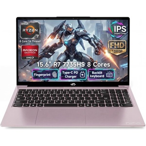 image:imageNIMO Gaming Laptop AMD Ryzen 7 7735HS 8 Cores 156 32GB DDR5 1TB SSD Windows 11 FHD IPS 180 View Fingerprint Backlit Keyboard 100W Fast Charging WiFi 6E Computer for Business amp StudentRose Gold