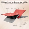 image:imageNIMO 156 AMD Gaming Laptop 6 Cores Ryzen 5 6600H 16GB DDR5 RAM 512GB SSDBeat i71165G7 Radeon 660M 100W Fast Charging Backlit Keyboard 180 LayFlat Computer for Studentamp Business 2Yr WarrantyRed