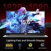 image:imageNIMO 156 AMD Gaming Laptop 6 Cores Ryzen 5 6600H 16GB DDR5 RAM 512GB SSDBeat i71165G7 Radeon 660M 100W Fast Charging Backlit Keyboard 180 LayFlat Computer for Studentamp Business 2Yr WarrantyRed