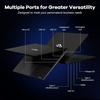 image:imageNIMO 156 AMD Gaming Laptop 6 Cores Ryzen 5 6600H 16GB DDR5 RAM 512GB SSDBeat i71165G7 Radeon 660M 100W Fast Charging Backlit Keyboard 180 LayFlat Computer for Studentamp Business 2Yr WarrantyBlack