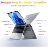 image:imageNIMO 156 FHD IPS UltraLightLaptop Intel Hexa Cores I3 Up to 44GHz beat i71165G7 65W PD Fast Charge 8GB RAM 256GB SSD Backlit Keyboard Fingerprint PC for Campus Nomad amp Remote WorkSilver
