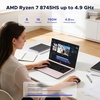 image:imageNIMO 156 IPS FHD Light Gaming Laptop AMD Ryzen 7 8745HS 32GB DDR5 RAM 1TB SSD 8C16T up to 49 GHz Beat R9 7940HS Radeon 780M GPU 100W TypeC 2Y Warranty Fingerprint for Gamers amp StudentsRose Gold
