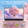 image:imageNIMO 173 FHD Gaming Laptop AMD Ryzen 5 6600H 16GB DDR5 RAM 512GB SSD Beat i71165G7 6Core up to 45GHz Radeon 660M Graphics Computer with 100W Fast PD Backlit Keyboard for Business amp StudentRose Gold