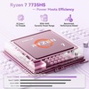 image:imageNIMO 173 Gaming Laptop AMD Ryzen 7 7735HS 8C16T Up to 475GHz 16GB DDR5 RAM 256GB PCIe 40 SSD 100W PD Fast Charging FHD Display Backlit KB Fingerprint SD Card Reader Windows 11Rose Gold