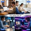 image:imageNIMO LightGamingLaptop AMD Ryzen 7 7735HS Beats i712650H 16GB DDR5 256GB SSD 100W PD Radeon 680M 156 FHD Backlit KB Fingerprint Computer for Business Gaming College SchoolBlue
