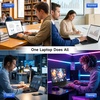 image:imageNIMO LightGamingLaptop AMD Ryzen 7 7735HS Beats i712650H 16GB DDR5 256GB SSD 100W PD Radeon 680M 156 FHD Backlit KB Fingerprint Computer for Business Gaming College SchoolBlack