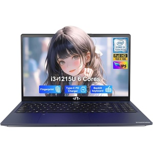 image:imageNIMO 156 FHD IPS UltraLightLaptop Intel Hexa Cores I3 Up to 44GHz beat i71165G7 65W PD Fast Charge 8GB RAM 256GB SSD Backlit Keyboard Fingerprint PC for Campus Nomad amp Remote WorkBlue
