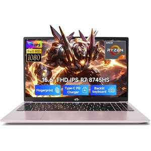 image:imageNIMO 156 IPS FHD Light Gaming Laptop AMD Ryzen 7 8745HS 32GB DDR5 RAM 1TB SSD 8C16T up to 49 GHz Beat R9 7940HS Radeon 780M GPU 100W TypeC 2Y Warranty Fingerprint for Gamers amp StudentsRose Gold