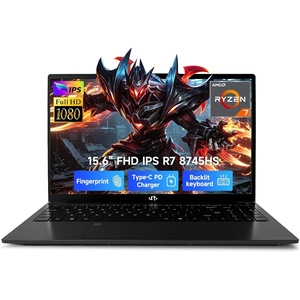 image:imageNIMO 156 IPS FHD Light Gaming Laptop AMD Ryzen 7 8745HS 32GB DDR5 RAM 1TB SSD 8C16T up to 49 GHz Beat R9 7940HS Radeon 780M GPU 100W TypeC 2Y Warranty Fingerprint for Gamers amp StudentsBlack