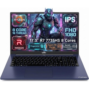 image:imageNIMO 173 Gaming Laptop AMD Ryzen 7 7735HS 8 Cores 32GB DDR5 1TB SSD Windows 11 FHD IPS 180 View Fingerprint Backlit Keyboard 100W Fast Charging WiFi 6E Computer for Business amp StudentBlue
