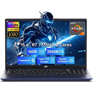 image:imageNIMO LightGamingLaptop AMD Ryzen 7 7735HS Beats i712650H 16GB DDR5 256GB SSD 100W PD Radeon 680M 156 FHD Backlit KB Fingerprint Computer for Business Gaming College SchoolBlue