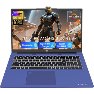 image:imageNIMO LightGamingLaptop 173 FHD Computer with AMD 8Core R7 7735HS Up to 475GHz Beat i712650H 16GB DDR5 RAM 256GB SSD Radeon 680M GPU 100W Fast PD 180 View for Content Creator 2Y WarrantyBlue