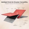 image:imageNIMO 156 IPS FHD Gaming LaptopAMD Ryzen 5 6600H 32GB DDR5 RAM 1TB SSD Beat I5I7 6 Cores Up to 45GHz Radeon 660M GPU PC with 100W TypeC for College Students Business Office MultiTaskingRed