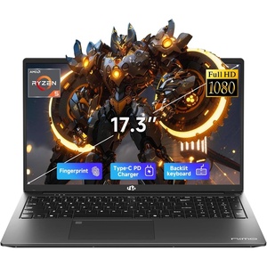 image:imageNIMO 173 Laptop for Business amp Productivity AMD Ryzen 5 6600H Up to 45GHz 32GB DDR5 RAM 1TB SSD Radeon 660M GPUComputer 100W TypeC Fast Charge for Multitasking Fingerprint Backlit KBGray